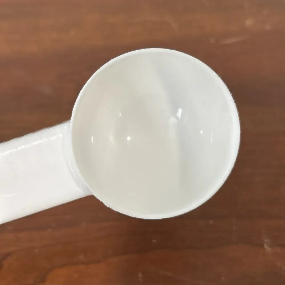 Kamenstein Double Sided Measuring Scoop Spoon Melamine White Plastic